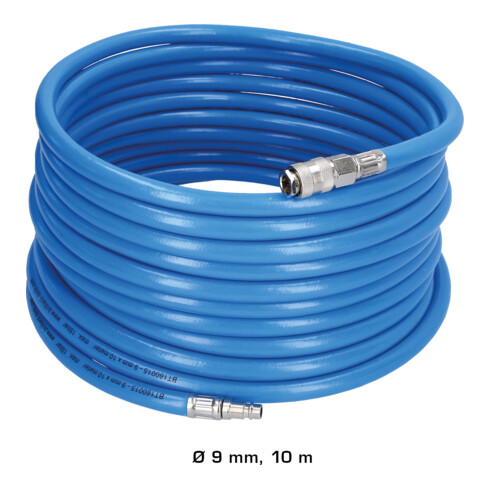Brilliant Tools Druckluftschlauch Ø 9 mm, 10 meter