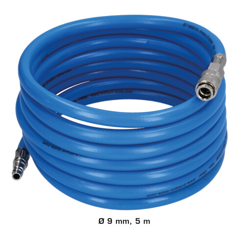 Brilliant Tools Druckluftschlauch Ø 9 mm, 5 meter