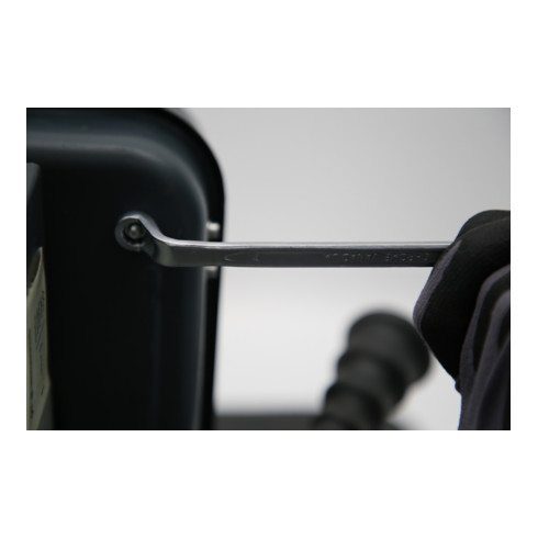 Brilliant Tools dubbele ringsleutel, gebogen