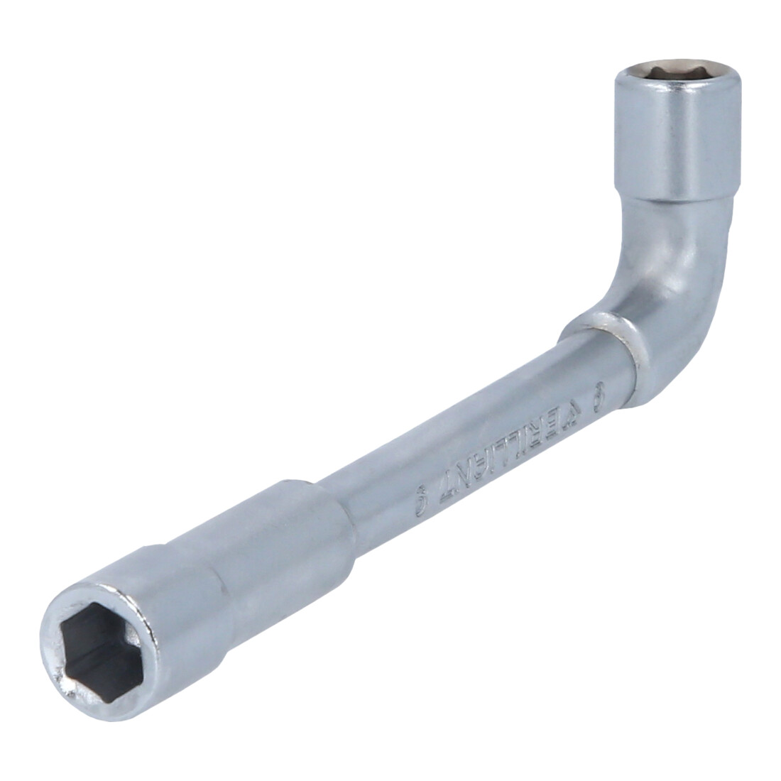 Brilliant Tools Dubbele steeksleutel, gebogen, 9 mm