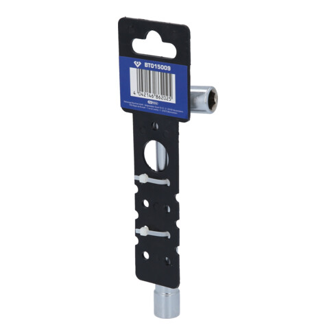 Brilliant Tools Dubbele steeksleutel, gebogen, 9 mm