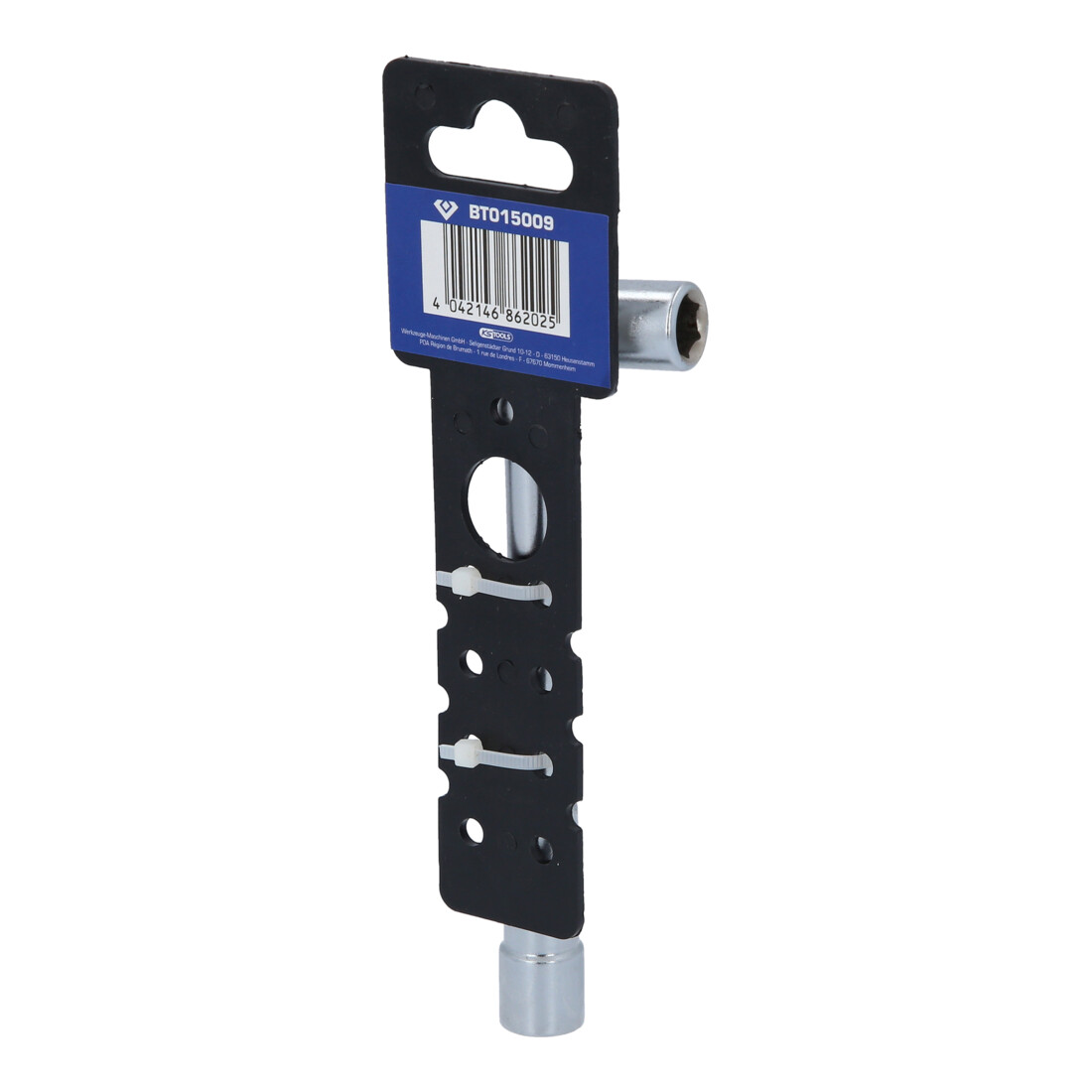 Brilliant Tools Dubbele steeksleutel, gebogen, 9 mm