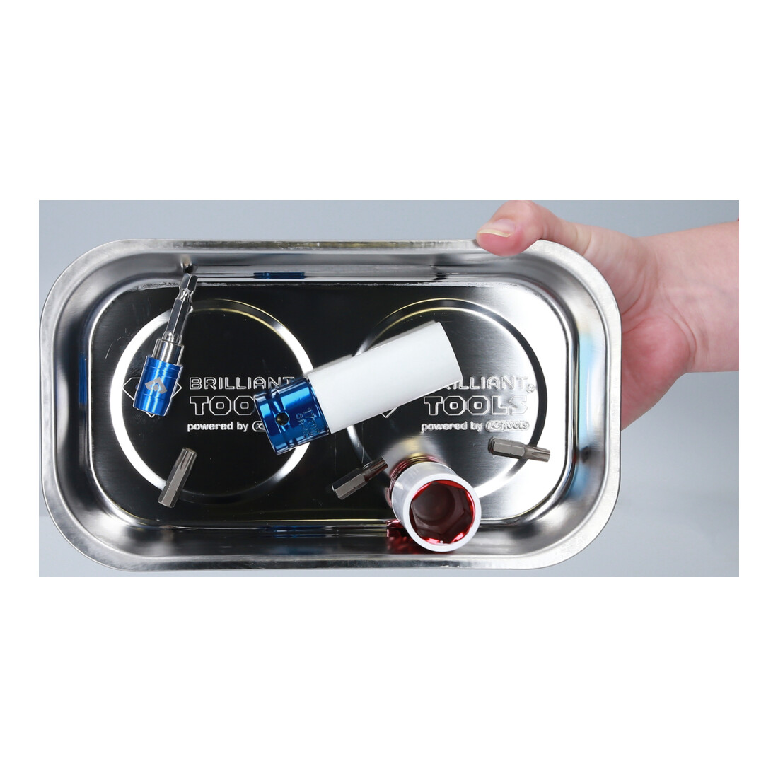 Brilliant Tools Edelstahl-Magnet-Teller