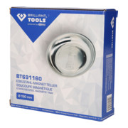Brilliant Tools Edelstahl-Magnet-Teller, Durchmesser 15 cm-5