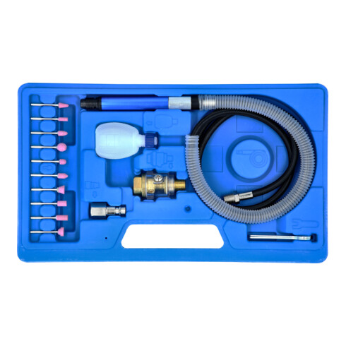 Brilliant Tools Ensemble de mini-meuleuses pneumatiques, 16 pièces