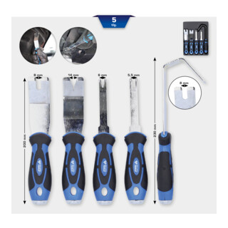 Brilliant Tools Ensemble d'extracteurs et de coupe, 5 pièces