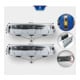 Brilliant Tools Ensemble plateau magnétique / coupelle en acier inoxydable 65 × 226 mm, 2 pcs-1