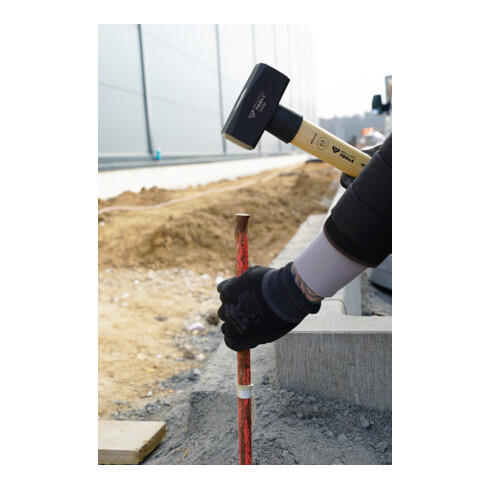 Brilliant Tools Fäustel mit Hickory-Stiel, 2000 g