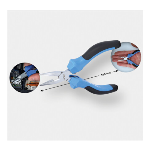 Brilliant Tools Feinmechanik-Flachrundzange