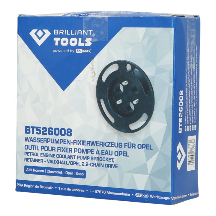 Brilliant Tools Flasque pour blocage de pompe à eau OPEL
