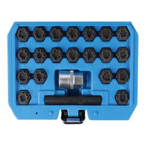 Brilliant Tools Gamme de systèmes antivol pour Audi, 22 pcs