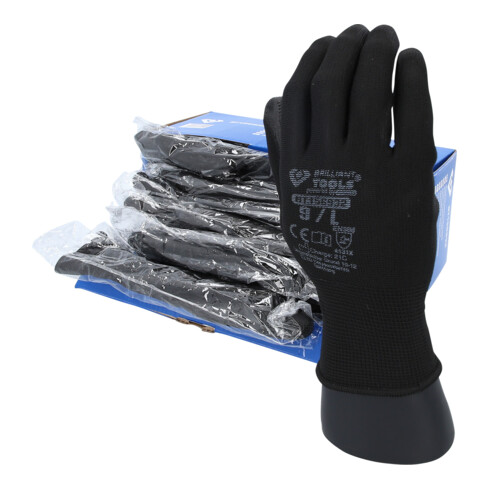 Brilliant Tools Gants en tricot micro-fin
