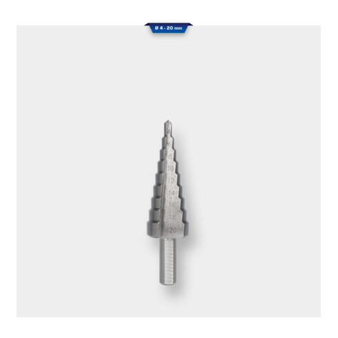 Brilliant Tools Getrapte boor Ø 4 - 20 mm