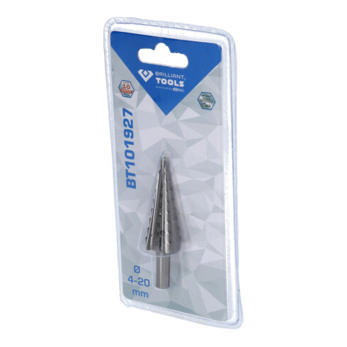 Brilliant Tools Getrapte boor Ø 4 - 20 mm