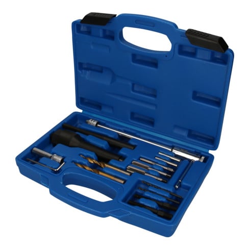 Brilliant Tools Gloeibougie-uitbouw- en schroefdraadreparatieset, 16-dlg