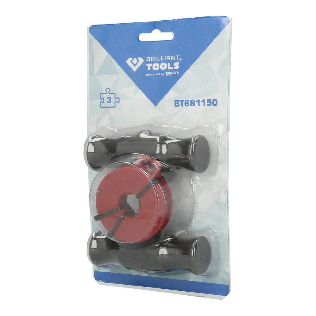 Brilliant Tools Griffe mit Ziehdraht, 3-tlg