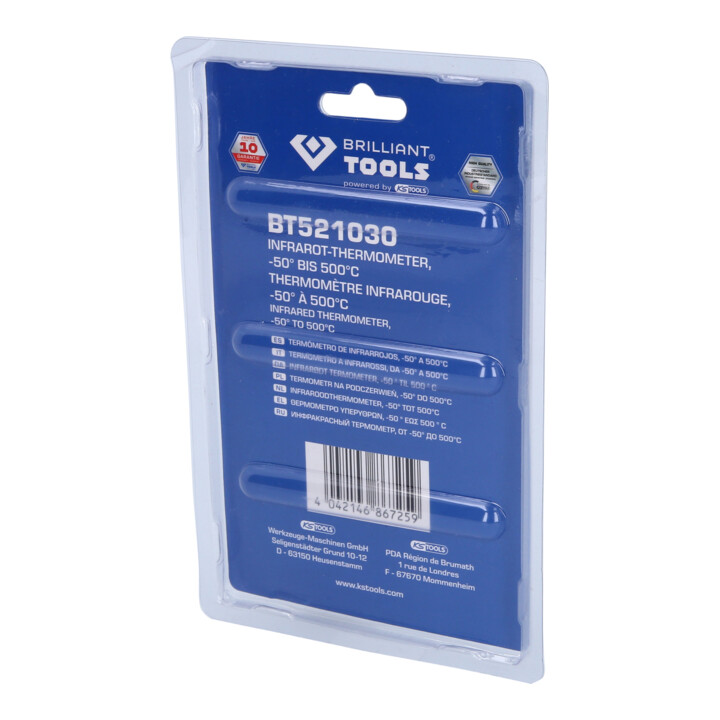 Brilliant Tools Infrarot-Thermometer, -50° bis 500°