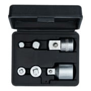 Brilliant Tools Jeu d’adaptateurs, 6 pcs, 1/4" + 3/8" + 1/2" + 3/4"-4