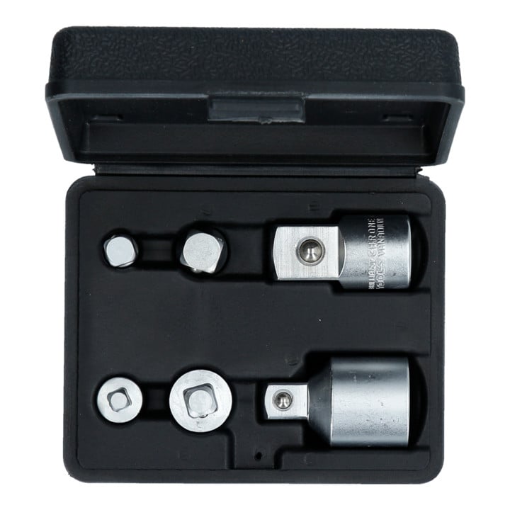 Brilliant Tools Jeu d’adaptateurs, 6 pcs, 1/4" + 3/8" + 1/2" + 3/4"