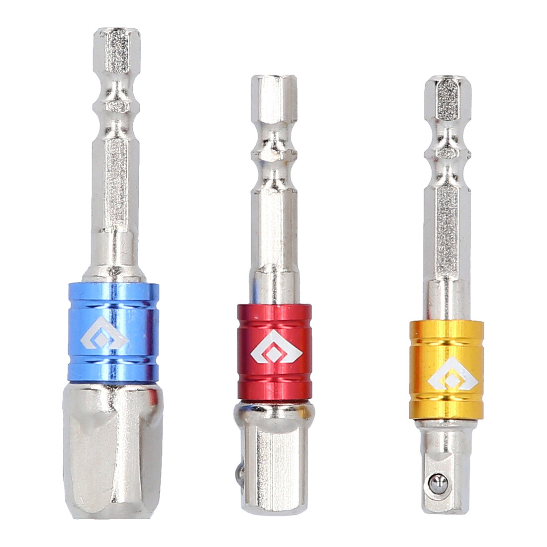 Brilliant Tools Jeu d’adaptateurs carré 1/4" + 3/8" + 1/2", 3 pcs