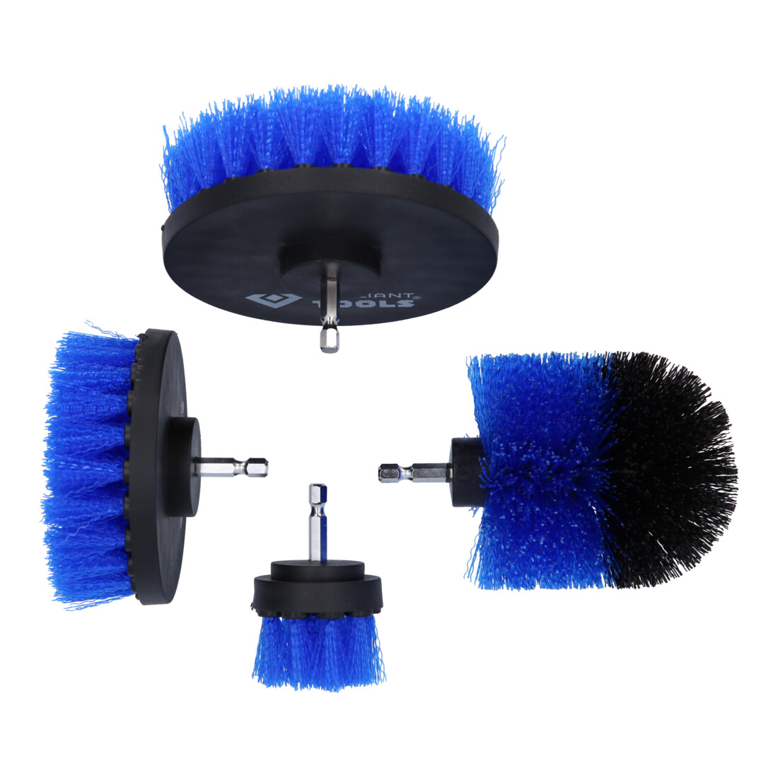 Brilliant Tools Jeu de brosses pour perceuses, 4 pcs