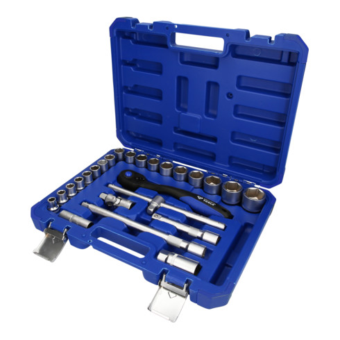 Brilliant Tools Jeu de clés à douille 1/2", 25 pcs