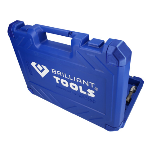 Brilliant Tools Jeu de clés à douille 1/2", 26 pcs, profil à denture multiple, XZN