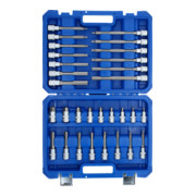 Brilliant Tools Jeu de clés à douille 1/2", 30 pcs, profil six pans creux-4