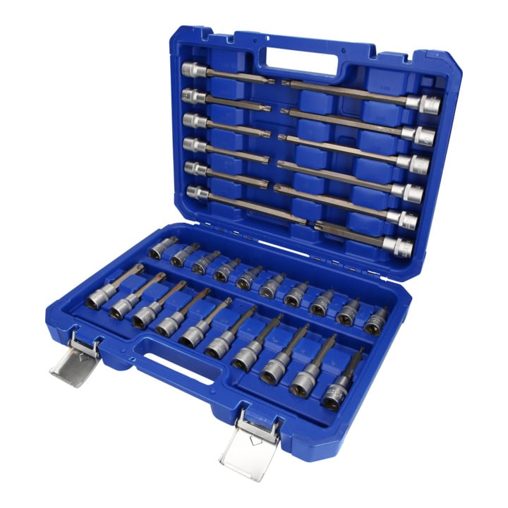 Brilliant Tools Jeu de clés à douille 1/2", 32 pcs, profil TX