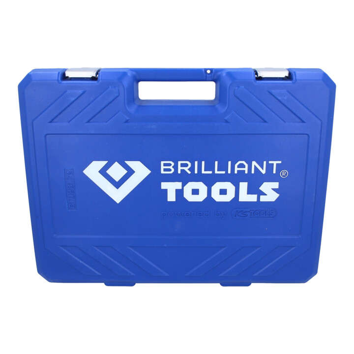 Brilliant Tools Jeu de clés à douille, 172 pcs, 1/4", 3/8", 1/2"