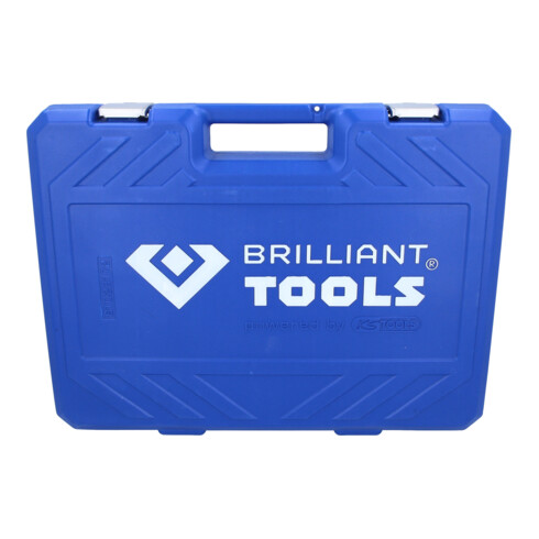 Brilliant Tools Jeu de clés à douille, 172 pcs, 1/4", 3/8", 1/2"