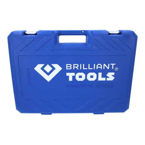 Brilliant Tools Jeu de clés à douille, 216 pcs, 1/4", 3/8", 1/2"