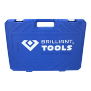 Brilliant Tools Jeu de clés à douille, 216 pcs, 1/4", 3/8", 1/2"-4