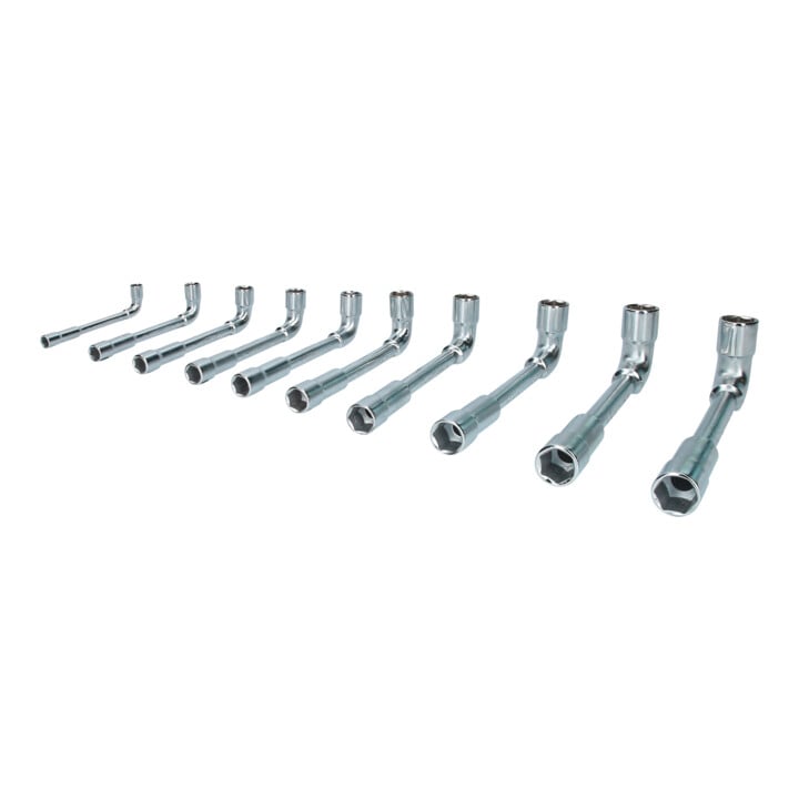 Brilliant Tools Jeu de clés à douille doubles, 10 pcs