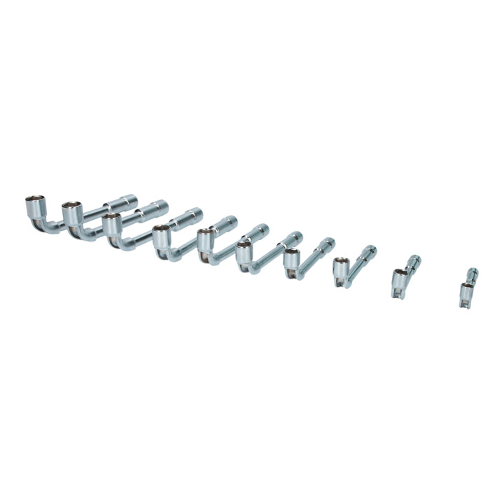 Brilliant Tools Jeu de clés à douille doubles, 10 pcs