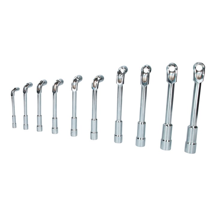 Brilliant Tools Jeu de clés à douille doubles, 10 pcs