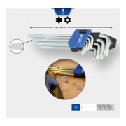 Brilliant Tools Jeu de clés mâles coudées, 9 pcs, profil TX, courtes-1