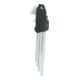 Brilliant Tools Jeu de clés mâles coudées, 9 pcs, profil TX, longues