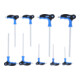Brilliant Tools Jeu de clés mâles coudées percées TX à poignée en T, 9 pièces-5