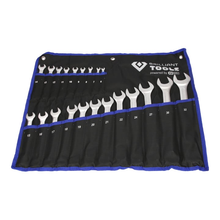 Brilliant Tools Jeu de clés mixtes, 21 pcs