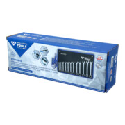 Brilliant Tools Jeu de clés polygonales à cliquet réversible, 12 pcs, 8 - 19 mm-5