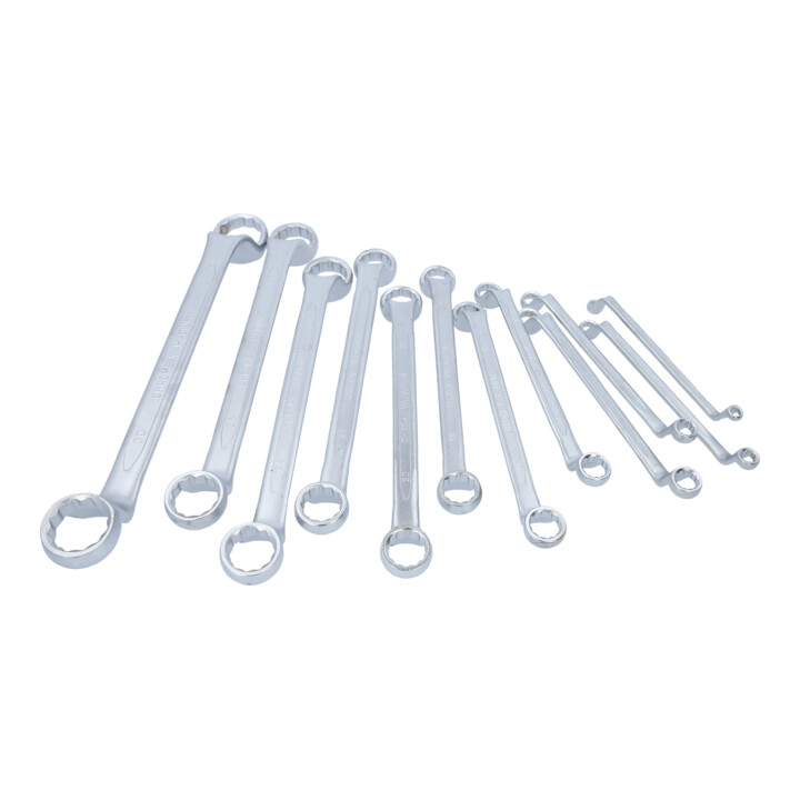 Brilliant Tools Jeu de clés polygonales doubles coudées, 12 pcs