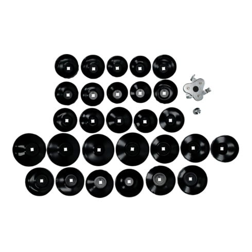 Brilliant Tools Jeu de cloches pour filtre à huile, 30 pcs