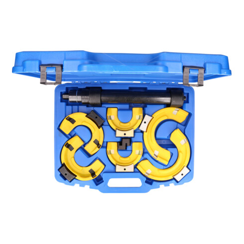 Brilliant Tools Jeu de compresseurs de ressorts, 15 pcs, coupelles gainées PVC