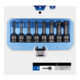Brilliant Tools Jeu de douilles à embouts Kraft 1/2", TX, 8 pcs, T30 - T80-1