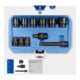 Brilliant Tools Jeu de douilles hexagonales 1/2", 11 pièces, courtes-1