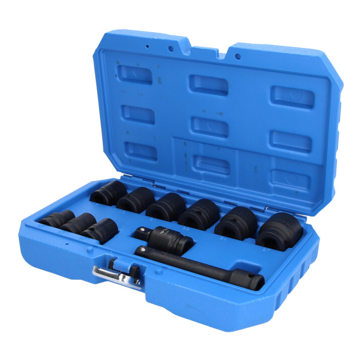 Brilliant Tools Jeu de douilles hexagonales 1/2", 11 pièces, courtes