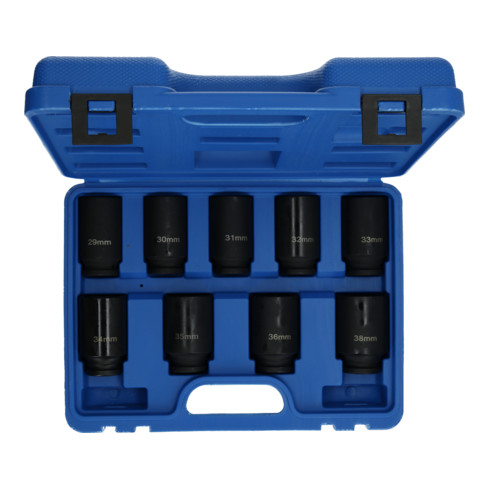 Brilliant Tools Jeu de douilles pour cardans, 9 pcs