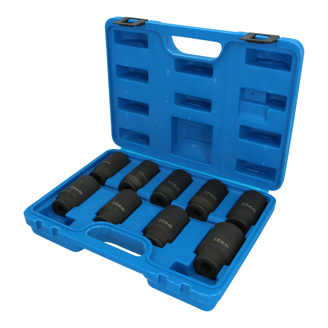 Brilliant Tools Jeu de douilles pour cardans, 9 pcs