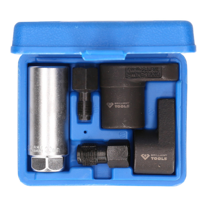 Brilliant Tools Jeu de douilles pour sonde Lambda, 5 pcs